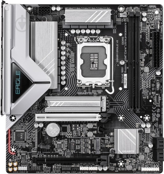 Материнская плата Gigabyte B860M_EAGLE_V2 (Socket 1851, Intel B860, micro ATX) - фото 2 Материнская плата Gigabyte B860M_EAGLE_V2 (Socket 1851, Intel B860, micro ATX) - фото 2