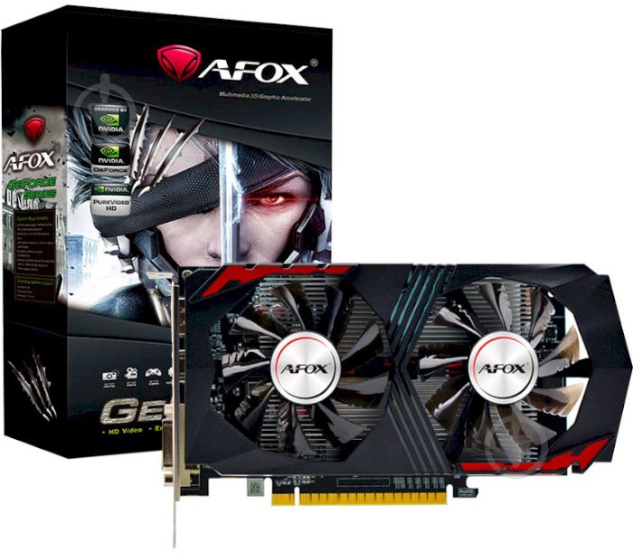 Видеокарта AFOX GeForce GTX 1050 Ti 4GB GDDR5 128bit (AF1050TI-4096D5H5-V6) - фото 5 Видеокарта AFOX GeForce GTX 1050 Ti 4GB GDDR5 128bit (AF1050TI-4096D5H5-V6) - фото 5