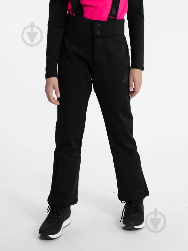 Штани 4F TROUSERS FNK F356 4FJAW23TFTRF356-21S р. 128 чорний - фото 2