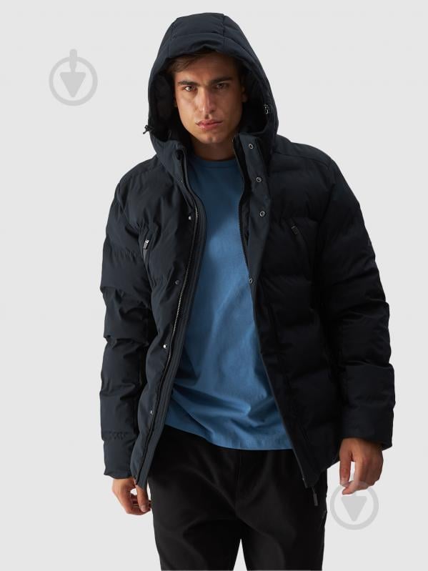 Пуховик мужской зимний 4F DOWN JACKET M512 4FWAW24TDJAM512-20S р.L черный - фото 3 Пуховик мужской зимний 4F DOWN JACKET M512 4FWAW24TDJAM512-20S р.L черный - фото 3