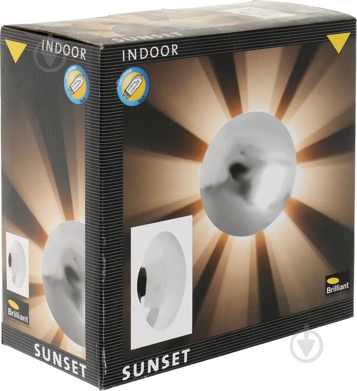 Світильник настінно-стельовий Brilliant Sunset 1x25 Вт G9 білий матовий G90220/15 - фото 4