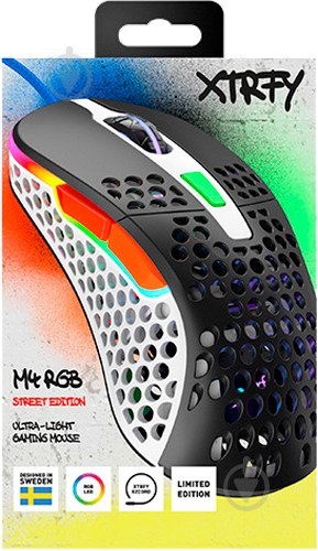 Мишка Xtrfy M4 RGB USB Limited Street Edition (XG-M4-RGB-STREET) - фото 5