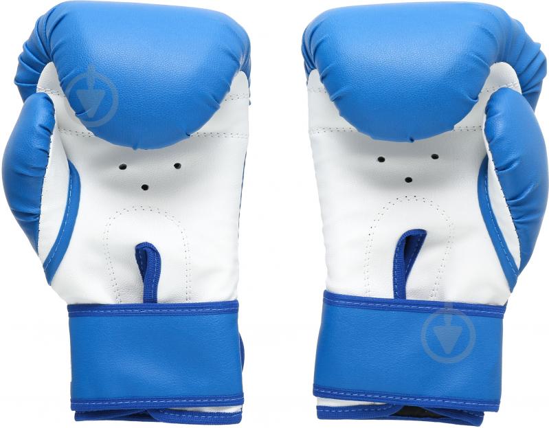 Боксерские перчатки SPORTKO 3007 7oz голубой с белым - фото 3