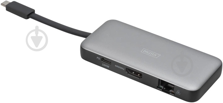 Док-станція Digitus 7-in-1 grey (DA-70916) - фото 3