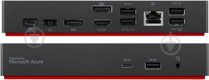 Док-станція Lenovo ThinkPad Universal USB-C Smart Dock black (40B20135EU) - фото 3