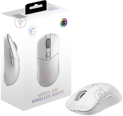 Миша MSI VERSA 300 Wireless white (S12-4301440-CLA) - фото 5