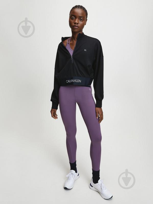 Джемпер Calvin Klein Performance 1/4 ZIP PULLOVER 00GWT0W329-007 р. M черный - фото 2