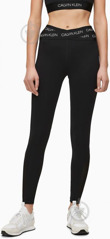 Лосины Calvin Klein Performance 7/8 TIGHT 00GWS0L608-007 M черный - фото 1