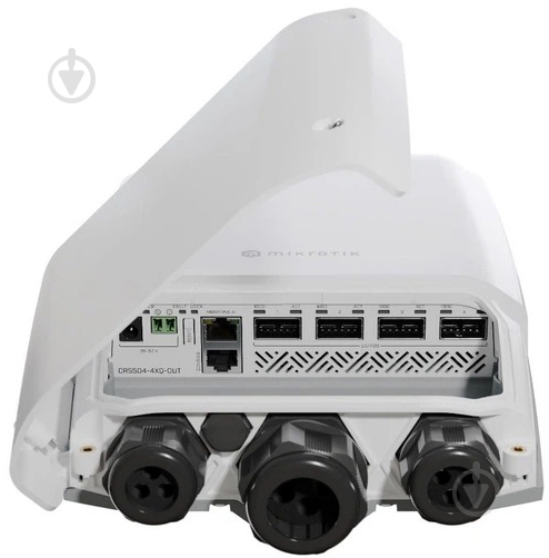 Комутатор Mikrotik Cloud Router Switch (CRS504-4XQ-OUT) - фото 2 Комутатор Mikrotik Cloud Router Switch (CRS504-4XQ-OUT) - фото 2
