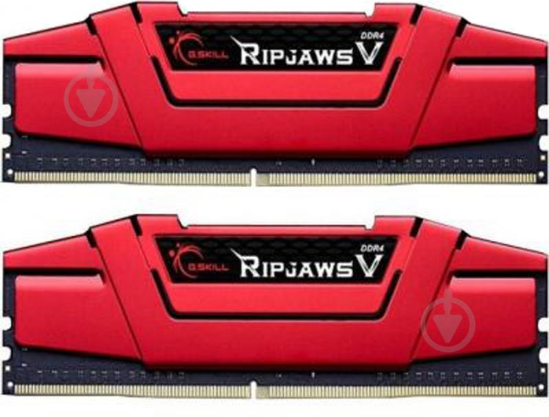 Оперативна пам'ять G.Skill DDR4 SDRAM 16 GB (2x8GB) 3000 MHz (F4-3000C15D-16GVRB) Ripjaws V - фото 1