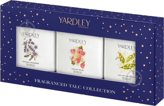 Косметический набор Yardley Talc Collection 3х50 г - фото 1