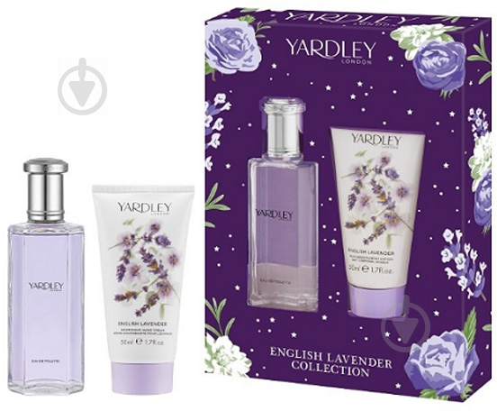 Набор для женщин Yardley Туалетная вода Lavender 50 мл и Лосьон для тела Lavender 50 мл - фото 1