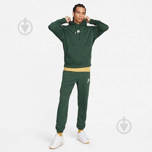 Джемпер Nike M NK NIKE Club+ FT PO LBR HOODIE FB7788-323 р.XL зелений - фото 3