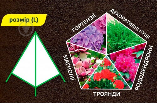 Укриття зимове Agreen ПелюстОК для троянд і декоративних рослин розмір XL - фото 4