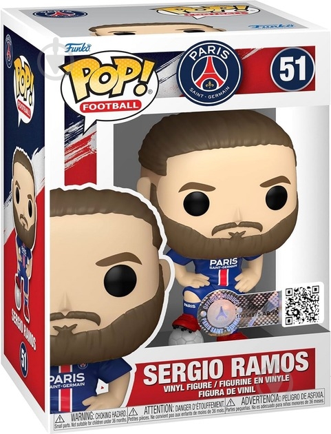 ᐉ Фигурка Funko POP Football: PSG - Sergio Ramos (5908305240129