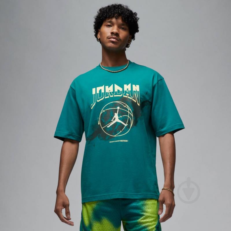 Футболка Nike M J SPRT GFX 85 SS CREW FB7445-319 р.2XL різнокольоровий - фото 1