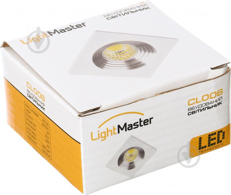 Світильник точковий LightMaster 4500 К CL006 COB 3W квадрат - фото 6