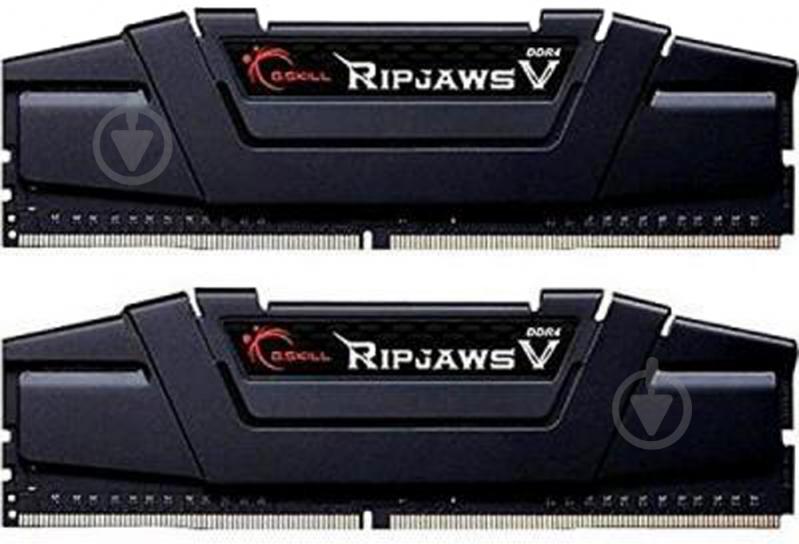 Оперативна пам'ять G.Skill DDR4 SDRAM 16 GB (2x8GB) 3200 MHz (F4-3200C16D-16GVKB) Ripjaws V - фото 1