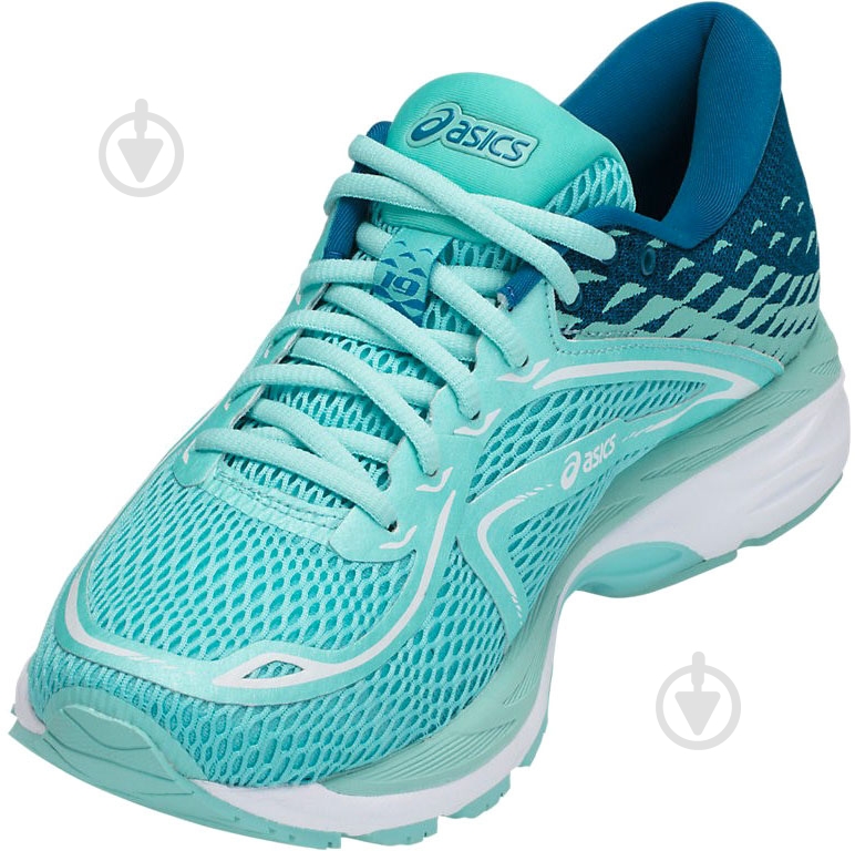 Кроссовки женские Asics GEL-CUMULUS 19 T7B8N-8888 р.39,5 голубые - фото 4