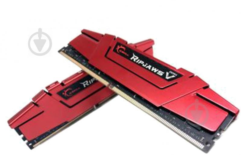 Оперативна пам'ять G.Skill DDR4 SDRAM 32 GB (2x16GB) 2666 MHz (F4-2666C15D-32GVR) Ripjaws V - фото 2