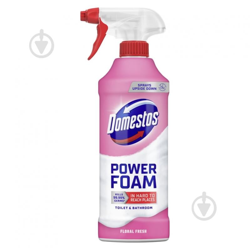 Пена Domestos цветочная свежесть 435 л - фото 1 Пена Domestos цветочная свежесть 435 л - фото 1