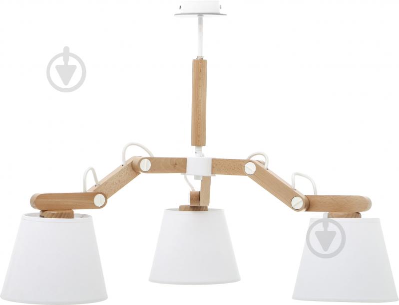 Люстра потолочная ALFA Joga 3xE27 белый 23973 - фото 2