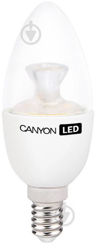 Лампа світлодіодна Canyon LED 3,3 Вт B38 прозора E14 220 В 2700 К BE14CL3.3W230VW - фото 1