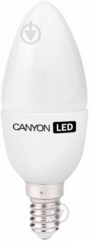 Лампа світлодіодна Canyon LED 6 Вт B38 матова E14 220 В 2700 К BE14FR6W230VW - фото 1