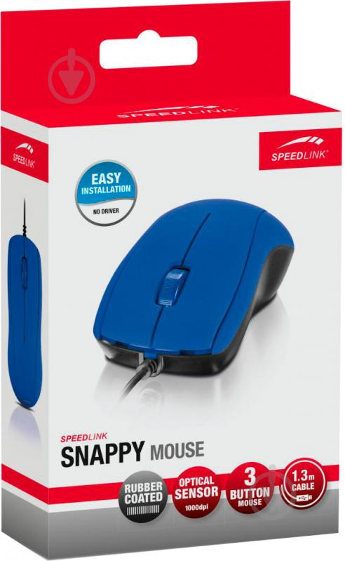 Мышь SPEEDLINK Snappy SL-610003-BE blue - фото 4