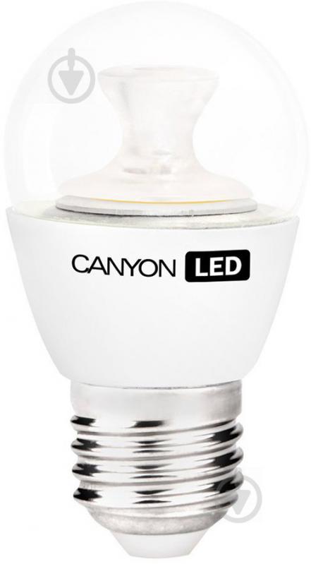 Лампа світлодіодна Canyon LED 3,3 Вт P45 прозора E27 220 В 2700 К PE27CL3.3W230VW - фото 1