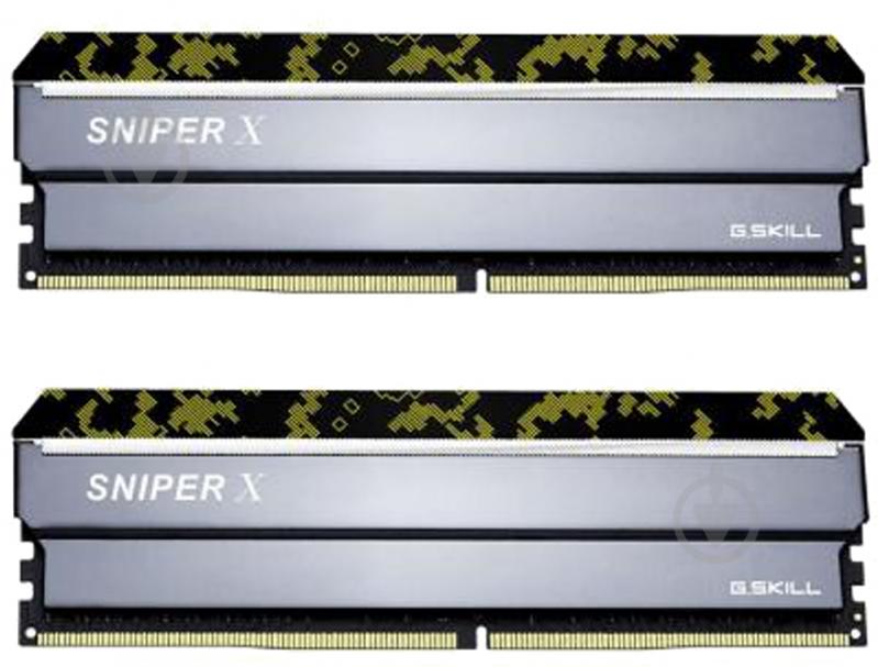 Оперативна пам'ять G.Skill DDR4 SDRAM 16 GB (2x8GB) 3000 MHz (F4-3000C16D-16GSXKB) Sniper X - фото 1