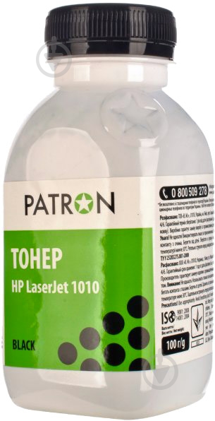 Тонер Patron HP LJ1010 (PN-HLJ1010-1) black - фото 1 Тонер Patron HP LJ1010 (PN-HLJ1010-1) black - фото 1