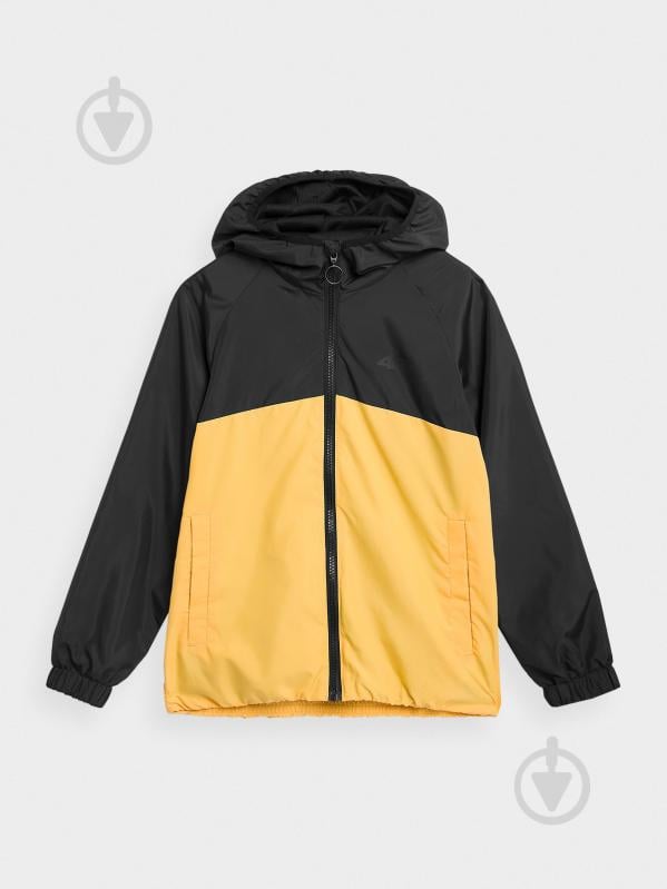 Ветровка для мальчиков 4F JACKET M082 4FJSS23TJACM082-74S желтая - фото 1 Ветровка для мальчиков 4F JACKET M082 4FJSS23TJACM082-74S желтая - фото 1