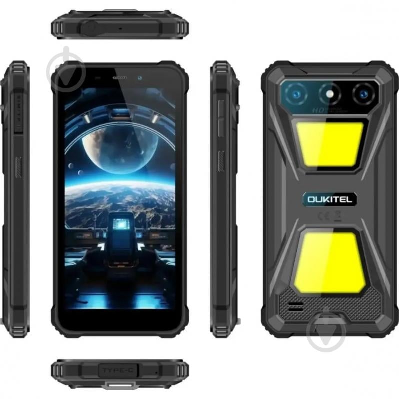 Смартфон Oukitel G5 4/256GB black (G5_BK) - фото 7 Смартфон Oukitel G5 4/256GB black (G5_BK) - фото 7