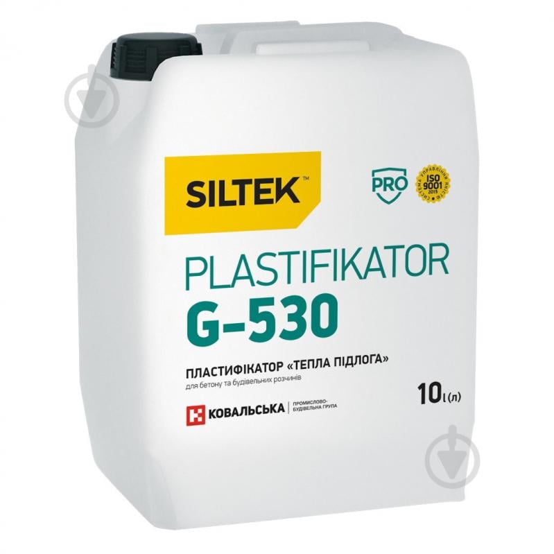 Пластификатор Siltek G-530 «Теплый пол» 10 л - фото 1