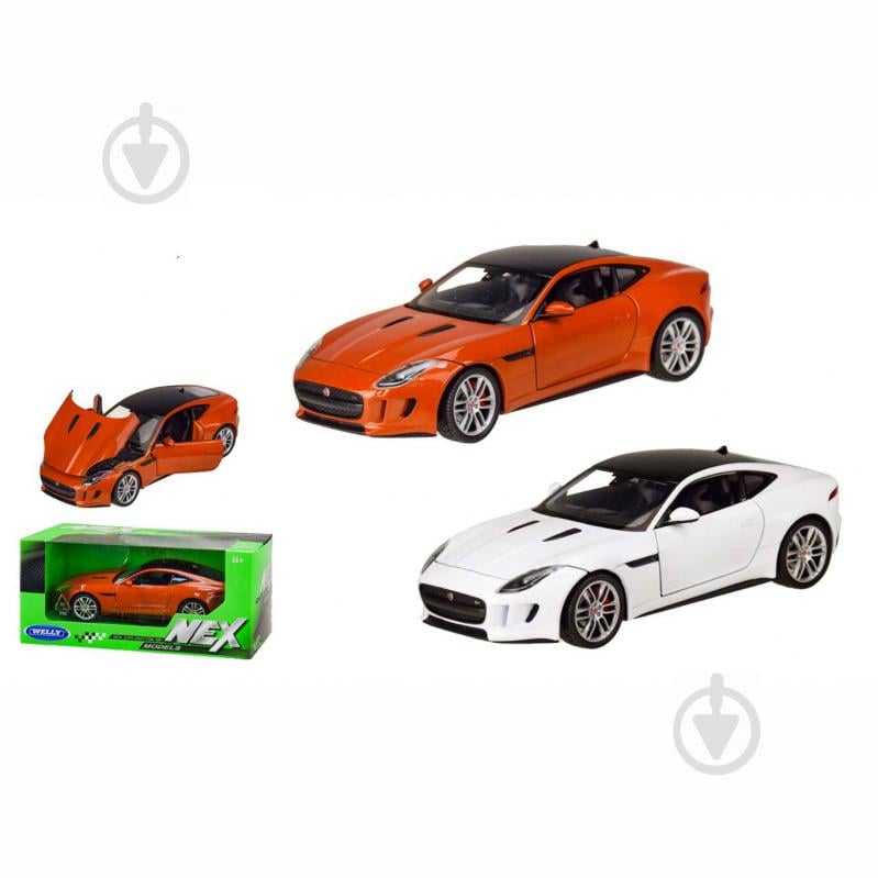 Автомодель Welly 1:24 Jaguar F-Type Coupe, 2 цвета в ассортименте 24060W - фото 1