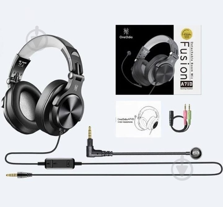 Гарнитура Oneodio (A71D Black) - фото 2