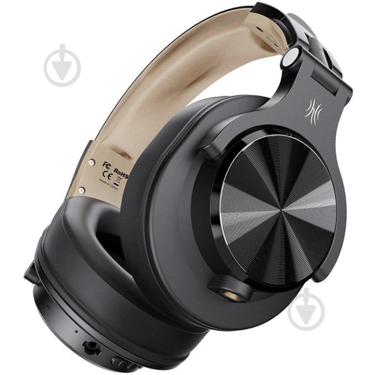 Bluetooth-гарнитура Oneodio Fusion (A70 Black Gold) - фото 2