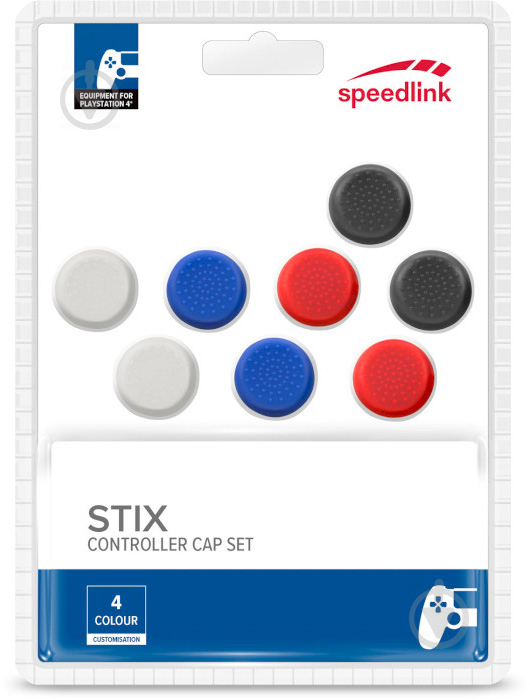 Накладки для геймпада Speedlink STIX Controller Cap Set для PS5/PS4/Switch multicolor - фото 4