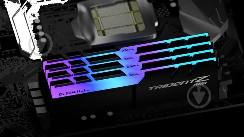 Оперативна пам'ять G.Skill DDR4 SDRAM 16 GB (2x8GB) 4600 MHz (F4-4600C18D-16GTZR) TridentZ RGB Black - фото 4