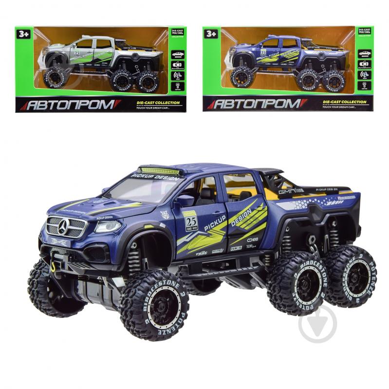 Автомодель Автопром 1:24 Pick Up 2 цвета в ассортименте 6857 - фото 1 Автомодель Автопром 1:24 Pick Up 2 цвета в ассортименте 6857 - фото 1