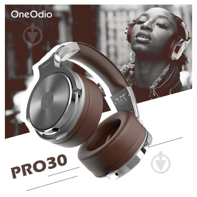 Гарнитура Oneodio (Pro 30 Silver) - фото 6