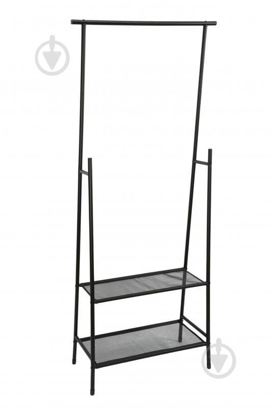 Тримач для одягу Fabrika FK0208 705x1650x305 мм CONVER 2 полиці чорний - фото 3 Тримач для одягу Fabrika FK0208 705x1650x305 мм CONVER 2 полиці чорний - фото 3