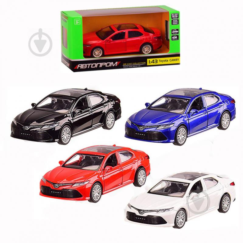 Автомобиль Автопром 1:43 Toyota CAMRY, 4 цвета в ассортименте 9334 - фото 1