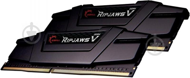 Оперативна пам'ять G.Skill DDR4 SDRAM 64 GB (2x32GB) 2666 MHz (F4-2666C18D-64GVK) Ripjaws V Classic Black - фото 1