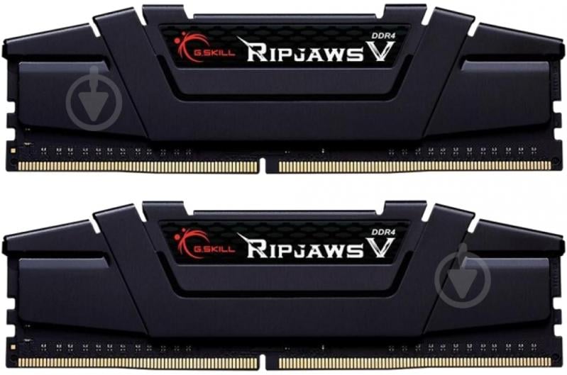 Оперативна пам'ять G.Skill DDR4 SDRAM 64 GB (2x32GB) 2666 MHz (F4-2666C18D-64GVK) Ripjaws V Classic Black - фото 2