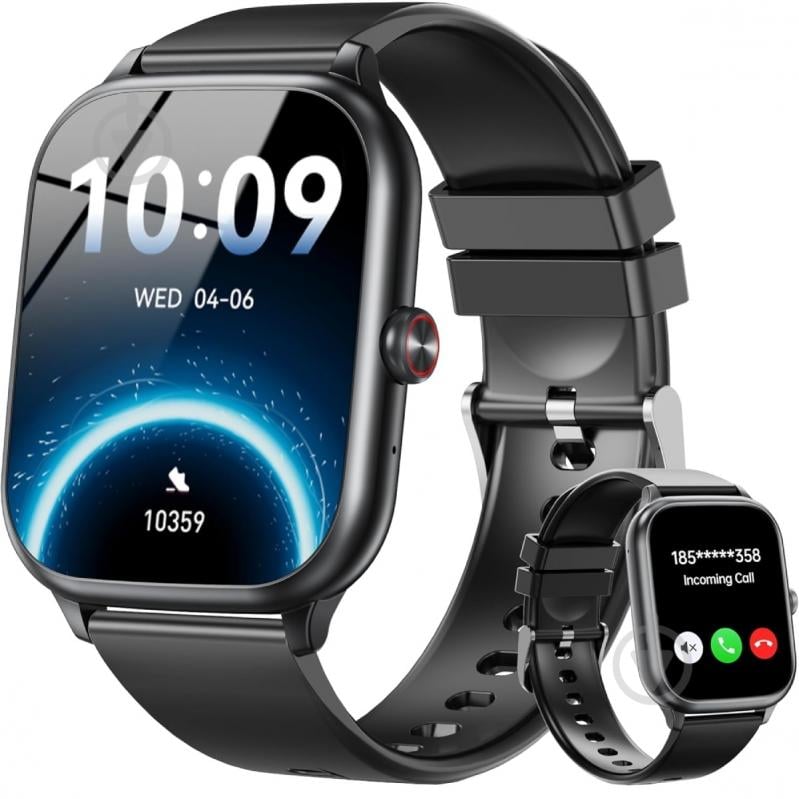 Смарт-годинник Oukitel V7 Black (6941749851055) - фото 1 Смарт-годинник Oukitel V7 Black (6941749851055) - фото 1