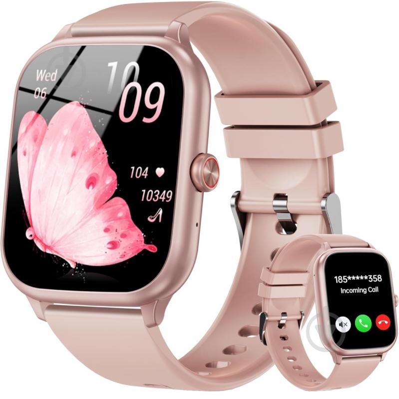 Смарт-часы Oukitel V7 Pink (6941749851062) - фото 1