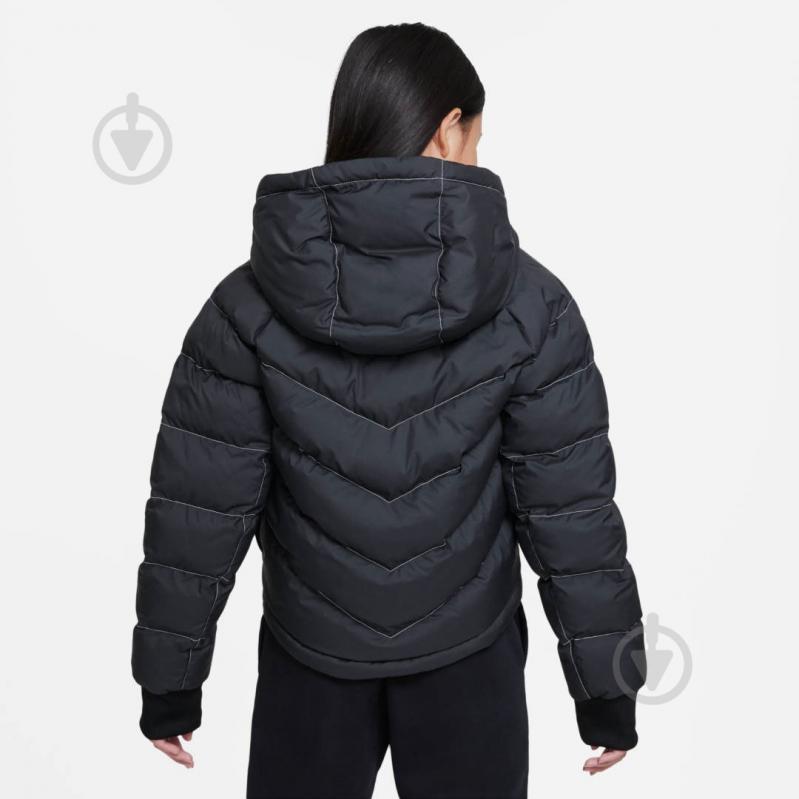 Куртка для девочек Nike DD7134-010 р.L черная - фото 2