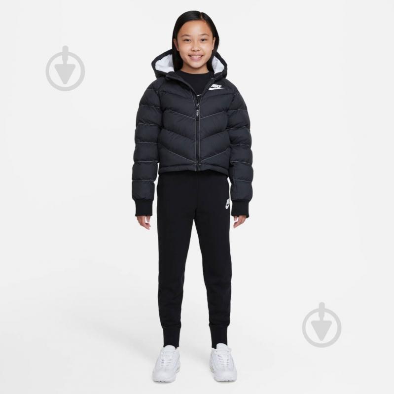 Куртка для девочек Nike DD7134-010 р.L черная - фото 6
